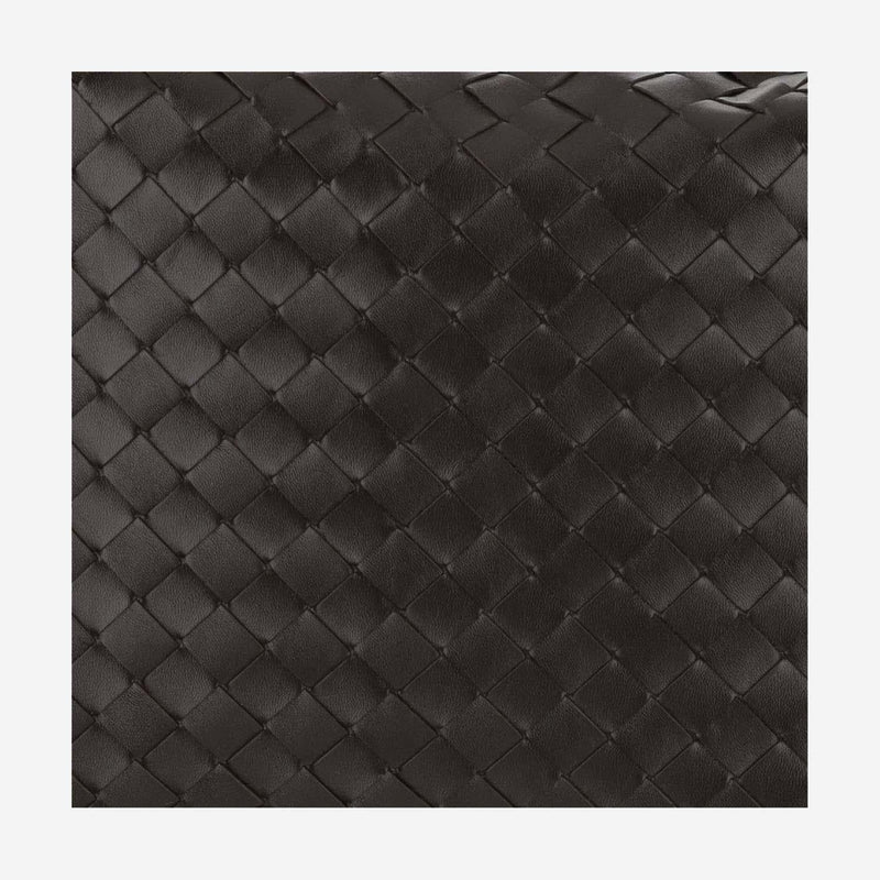 Bottega Veneta Hop Top Handle Bag — Brown Calf Skin