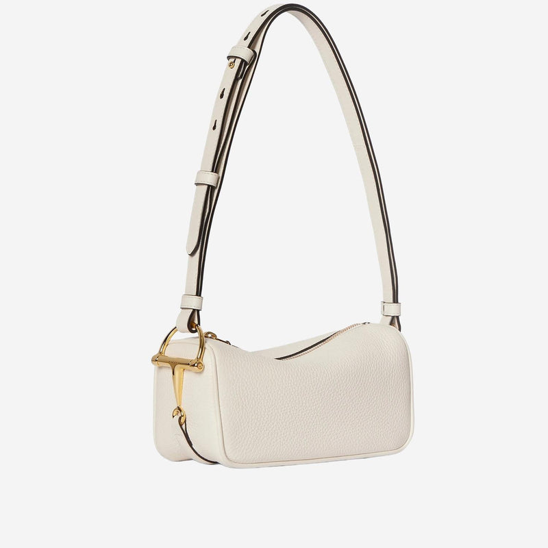 Gucci Shoulder Bag — White Leather