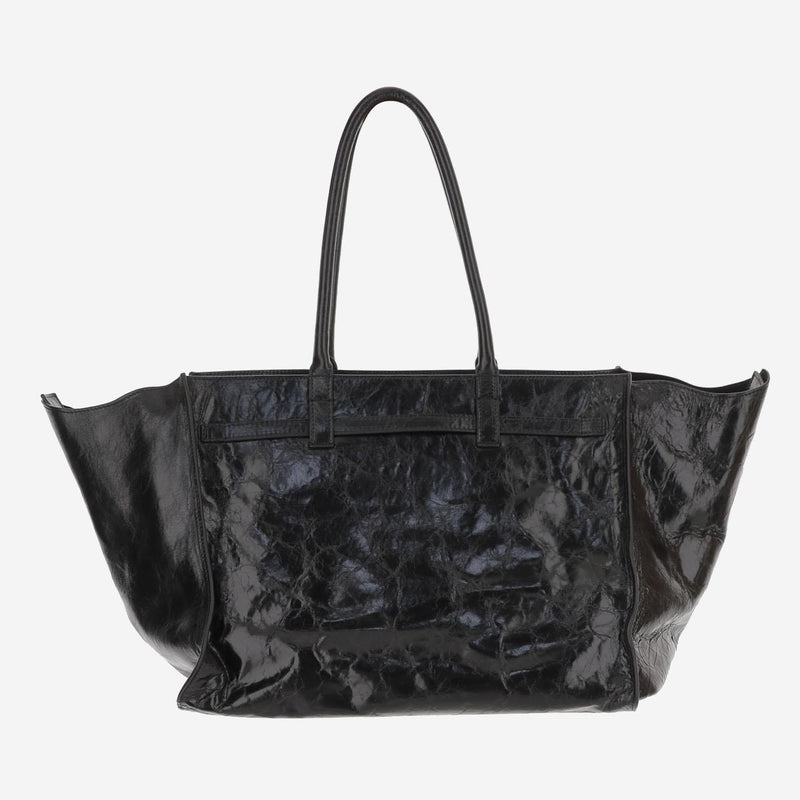 Benedetta Bruzziches Tote Bag — Black Leather