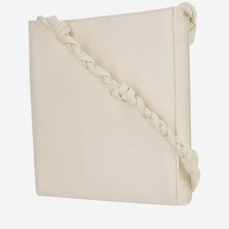Jil Sander Tangle Crossbody Bag — Ivory Leather