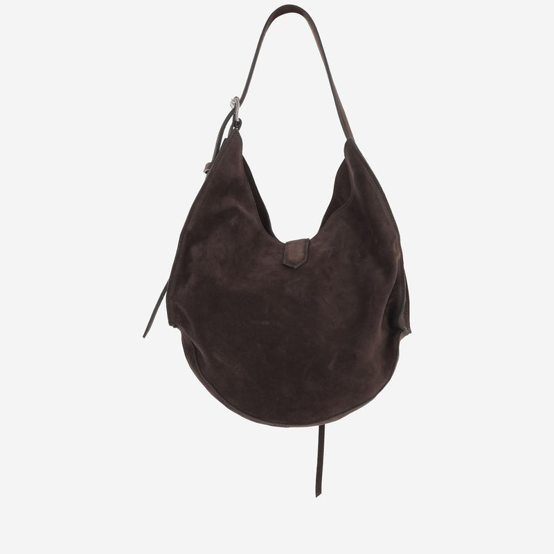 Radica Studio Shoulder Bag — Brown Suede