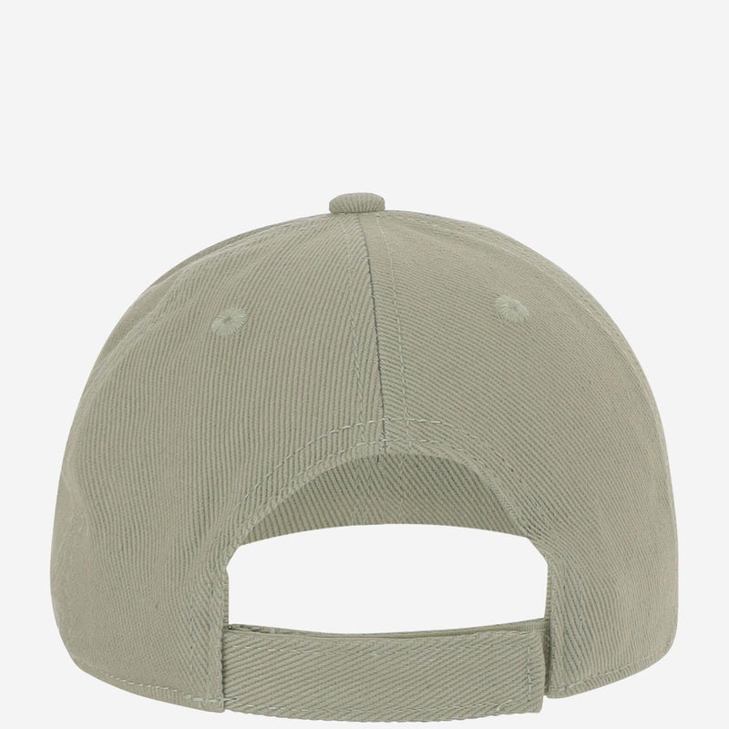 Autry Acpu068y Logo-Embroidered Cotton Baseball Cap — Green Caps