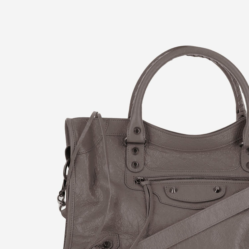 Balenciaga Tote Bag — Gray Leather