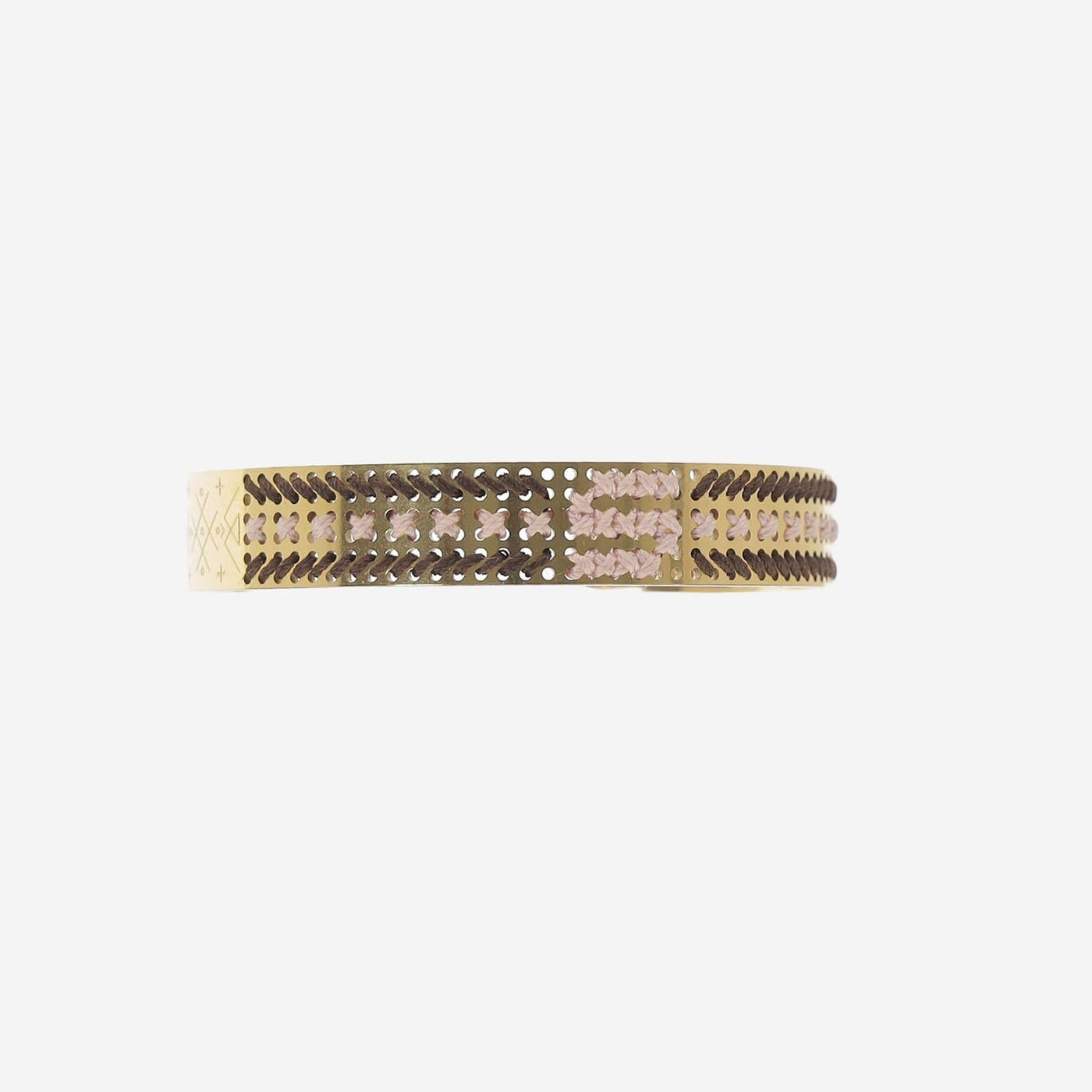 Leight Studio Embroidered Steel Bracelet — Multicolor Bracelets