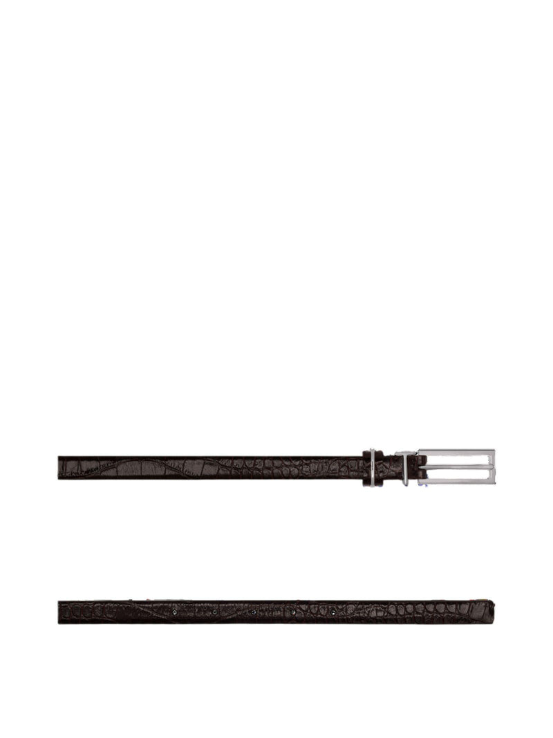 Tom Ford T Loop Belt — Brown Calf Leather