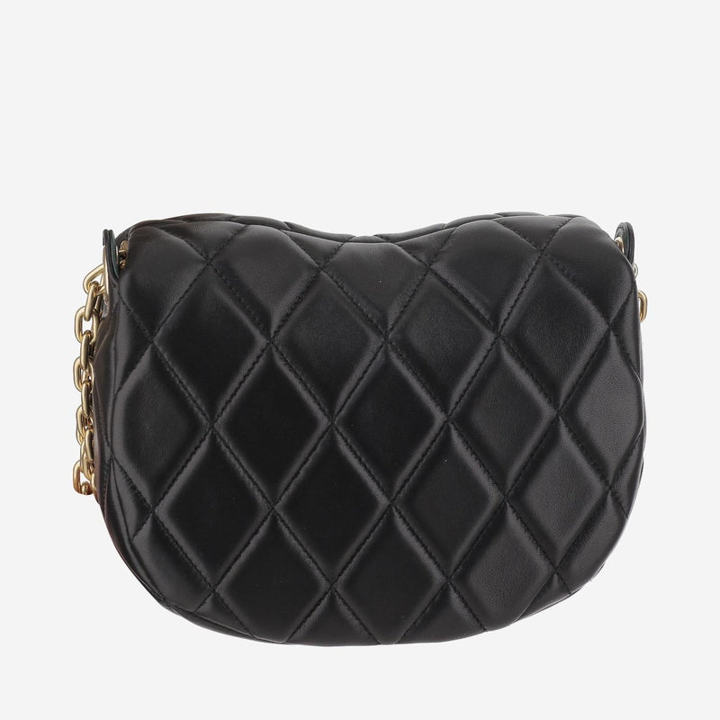 Burberry Rocking Horse Shoulder Bag — Black Lamb Leather