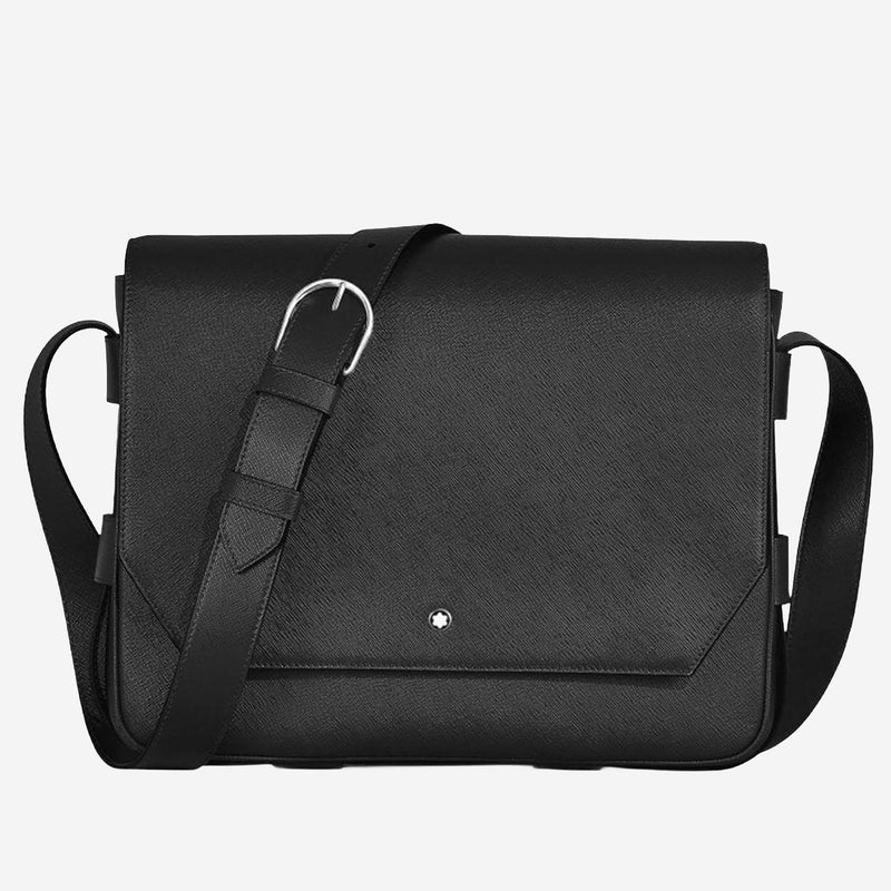 Montblanc Saffiano Leather Shoulder Bag — Black