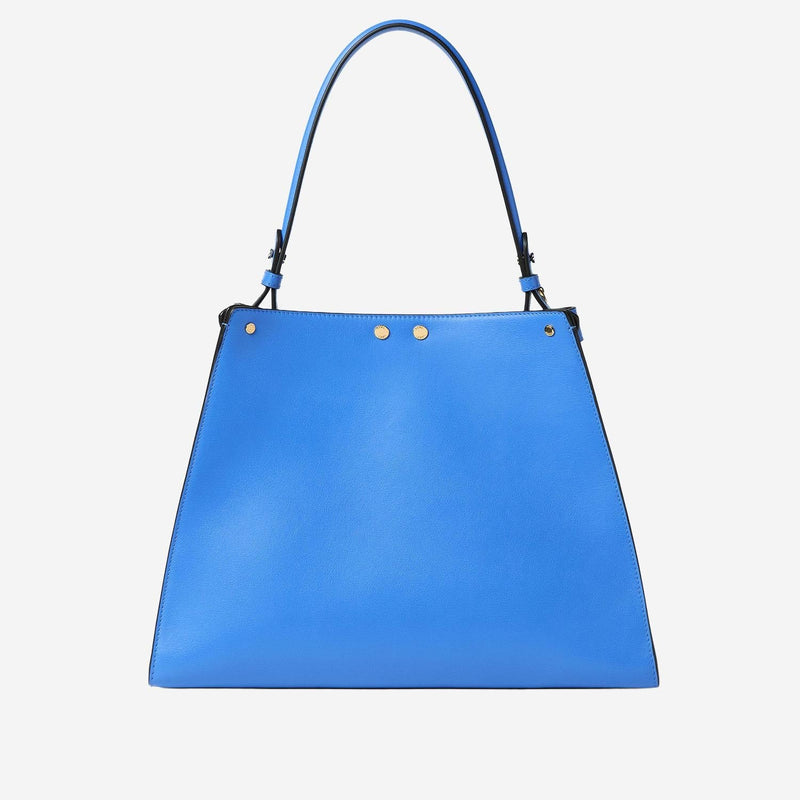 Fendi Way Shoulder Bag — Blue Calfskin