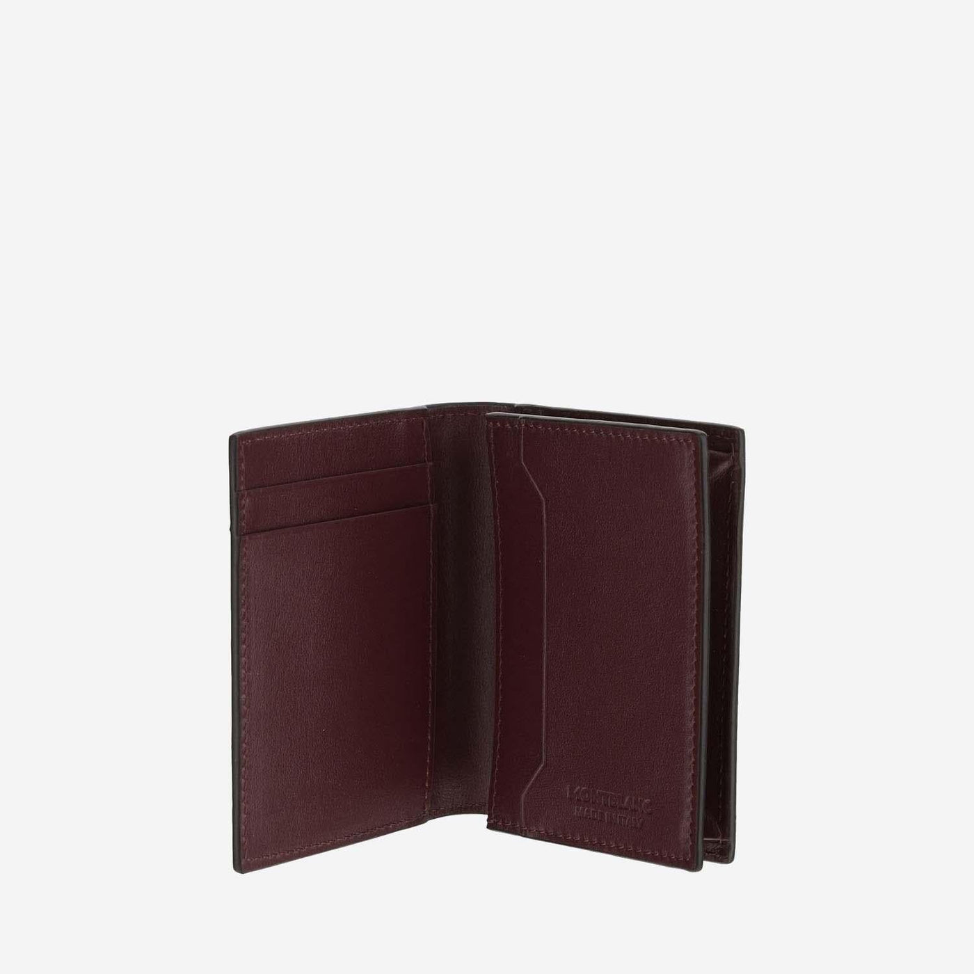 Montblanc Four-Compartment Leather Card Case — Brown Cases