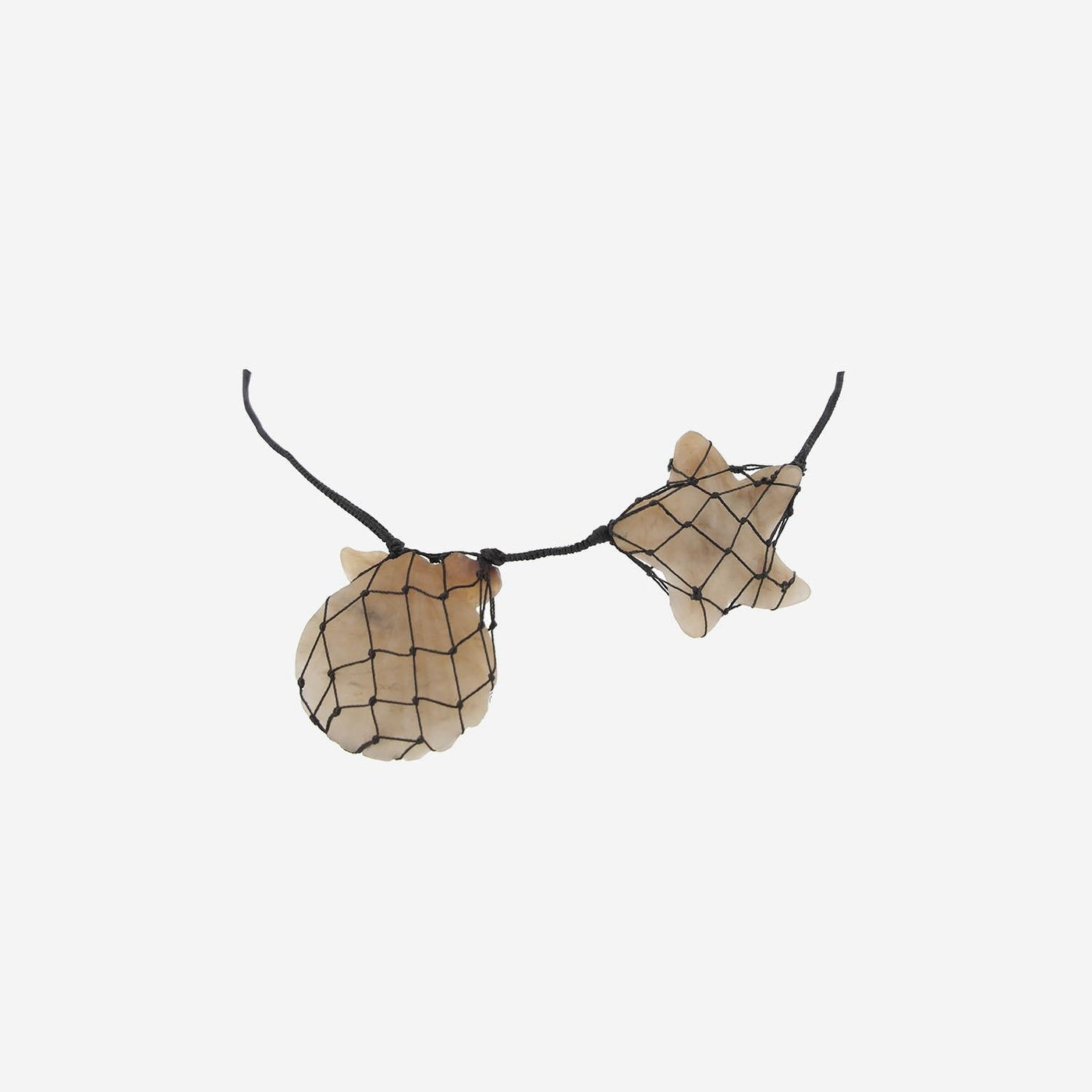 Niccolò Pasqualetti Alabaster Sculptural Necklace — Beige Necklaces