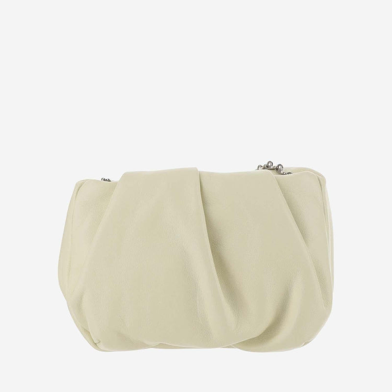 Burberry Rose Clutch — Beige Lambskin