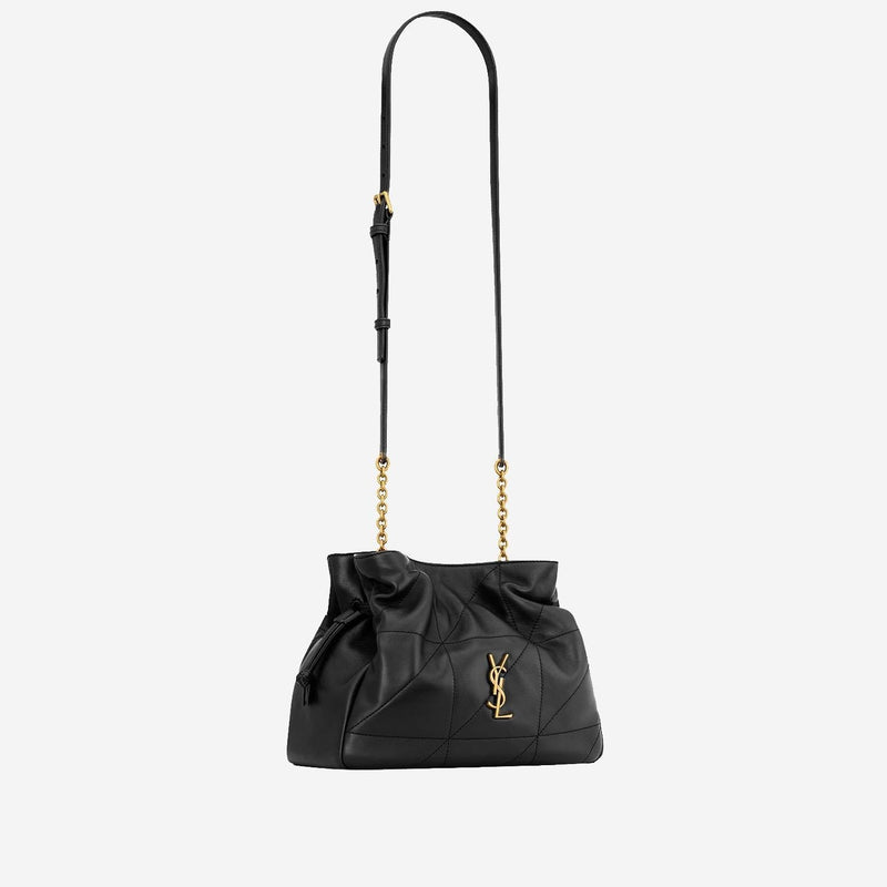 Saint Laurent Jamie Shoulder Bag — Black Leather
