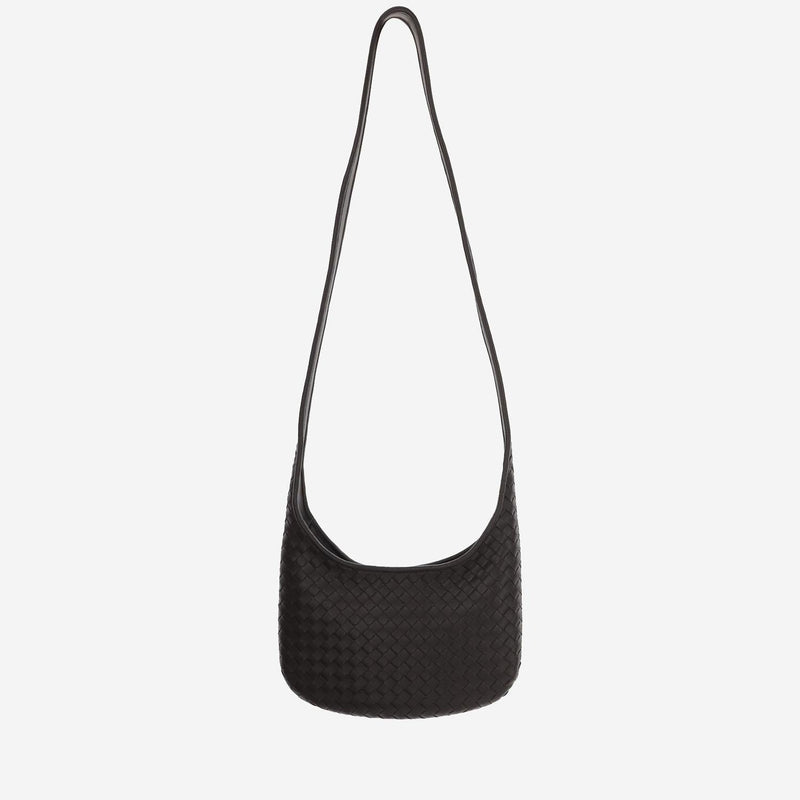 Bottega Veneta Woven Nappa Leather Shoulder Bag — Brown Pelle