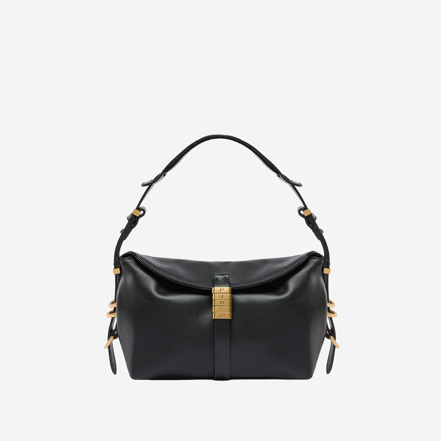 Pinko Shoulder Bag — Black Leather