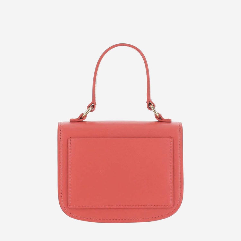Jil Sander Top Handle Bag — Red Leather