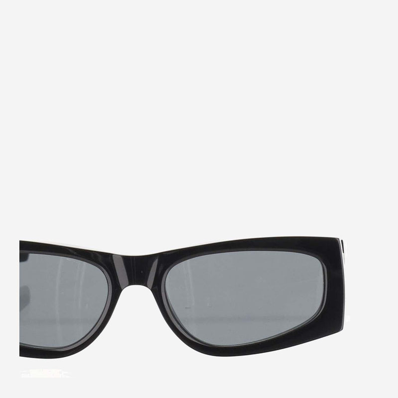 Saint Laurent 803745 Logo-Embroidered Acetate Sunglasses — Black