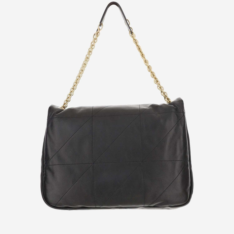 Saint Laurent Quilted Lambskin Shoulder Bag — Black