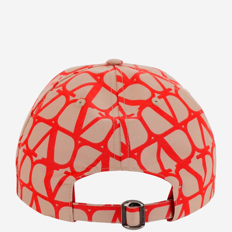 Valentino Garavani 2y0hda10 Baseball Cap — Red Silk Caps