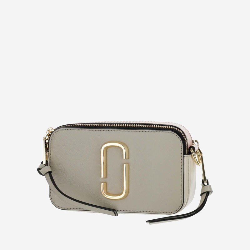 Marc Jacobs Snapshot Crossbody Bag — Beige Leather