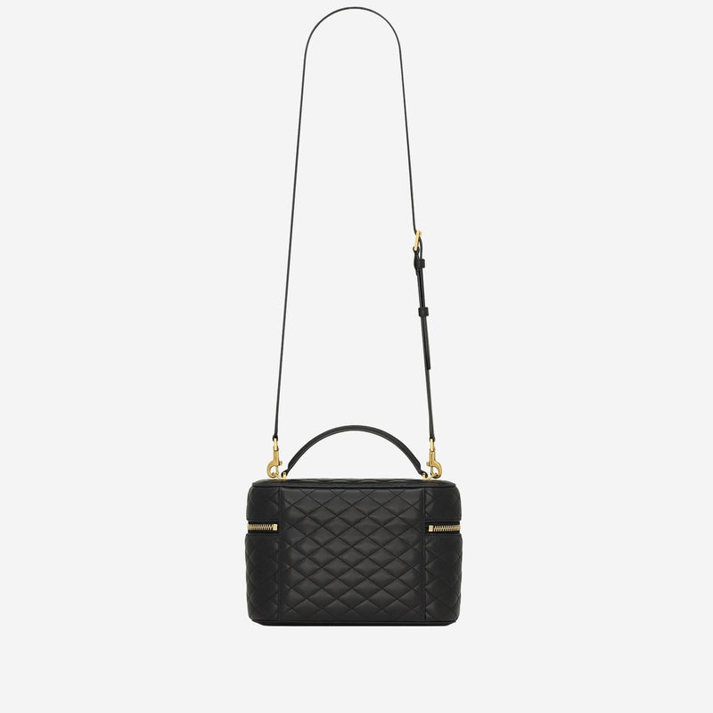 Saint Laurent Gaby Mini Bag — Black Lambskin Leather
