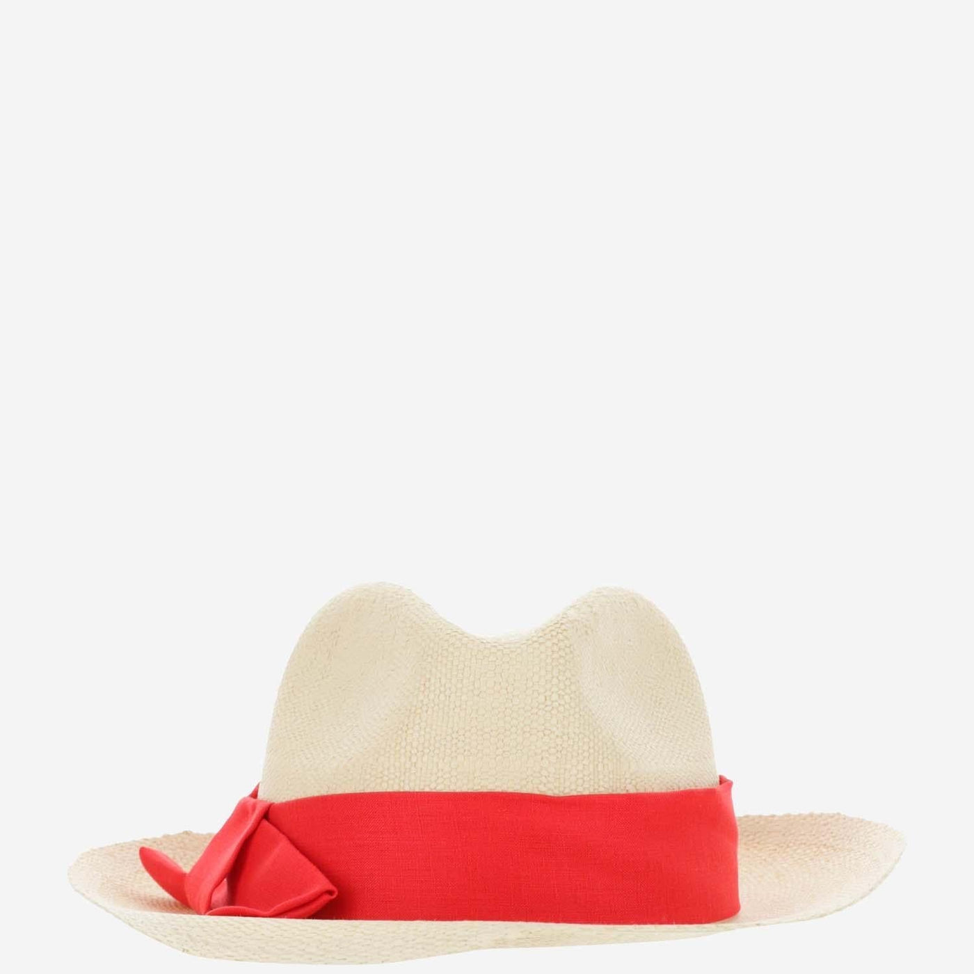 Alexia Alvarez De Toledo Yuteamedidaconcinta Panama Hat — White Raffia