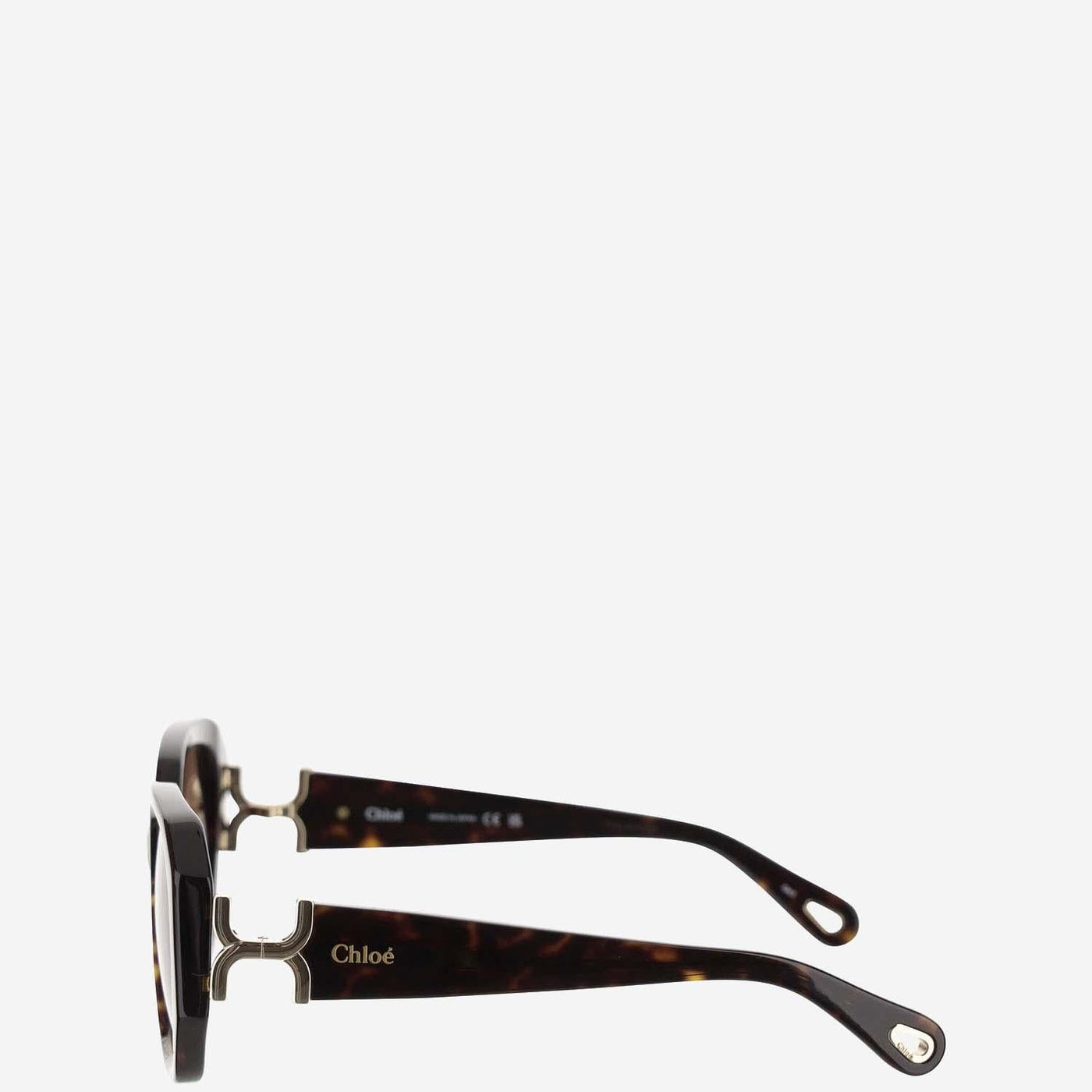 Chloé Ch0236s Tortoiseshell Recycled Acetate Sunglasses — Brown