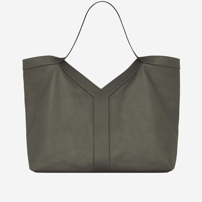 Saint Laurent Leather Shoulder Bag — Green