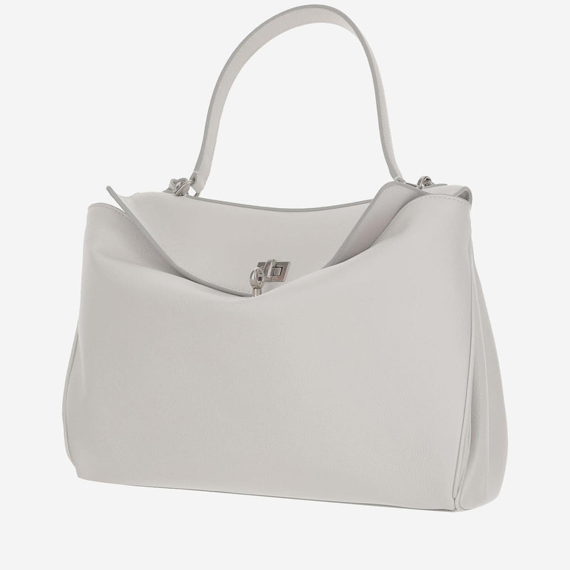 Balenciaga Shoulder Bag — White Calfskin