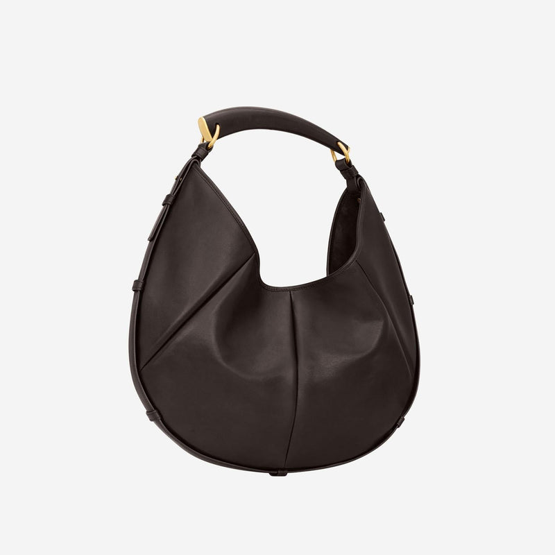 Saint Laurent Shoulder Bag — Brown Leather