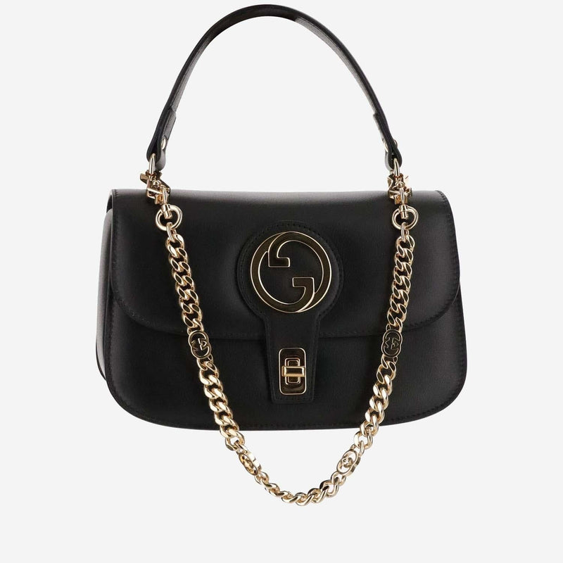 Gucci Blondie Shoulder Bag — Black Calfskin
