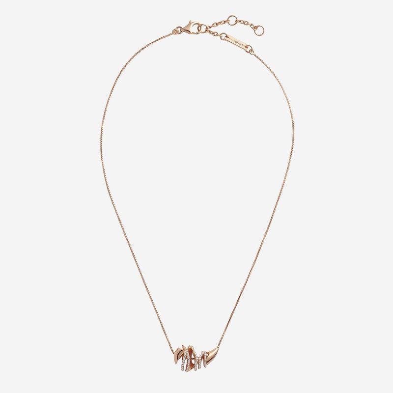 Bottega Veneta Necklace — Rose Gold Sterling Silver Necklaces