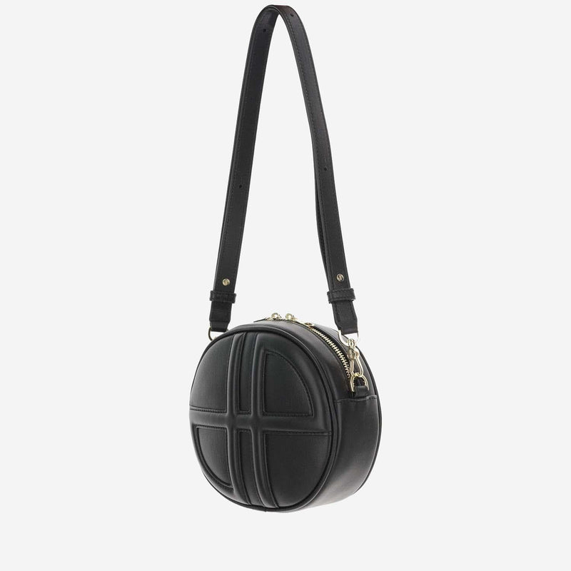 Patou Shoulder Bag — Black Leather
