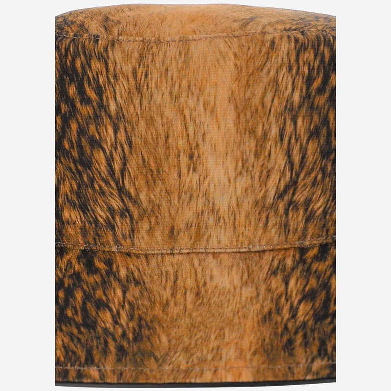 Burberry 8044079 Fur Print Cotton Bucket Hat — Brown