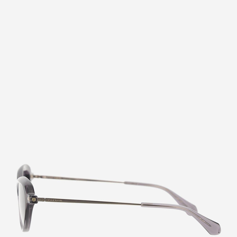 Carven Cc4096s Oval Acetate Sunglasses — Taupe