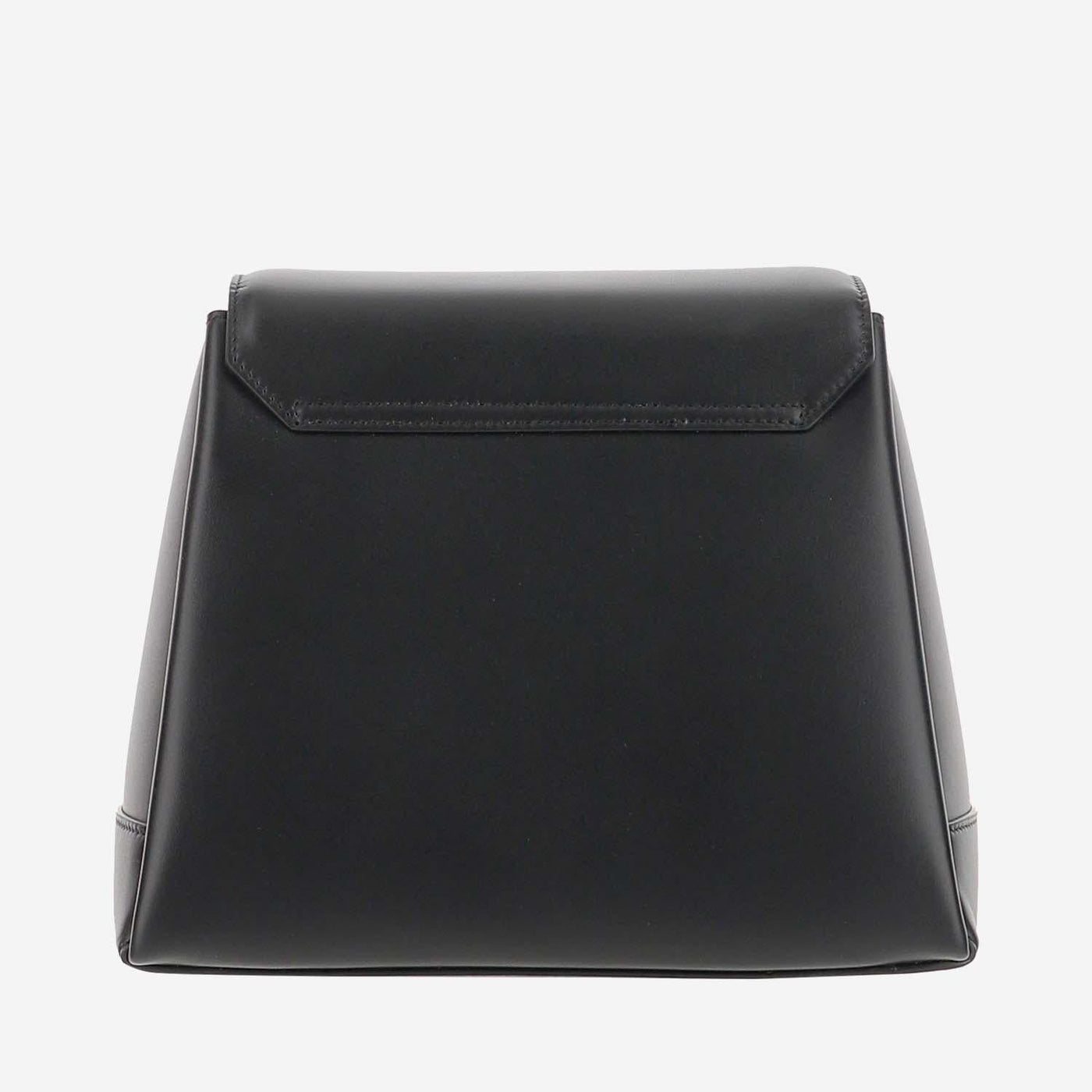 Jil Sander Calfskin Leather Shoulder Bag — Black