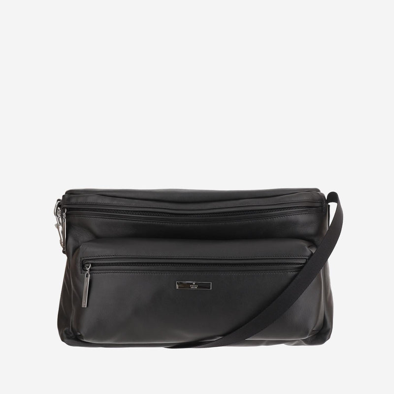 Gucci Calf Skin Shoulder Bag — Black