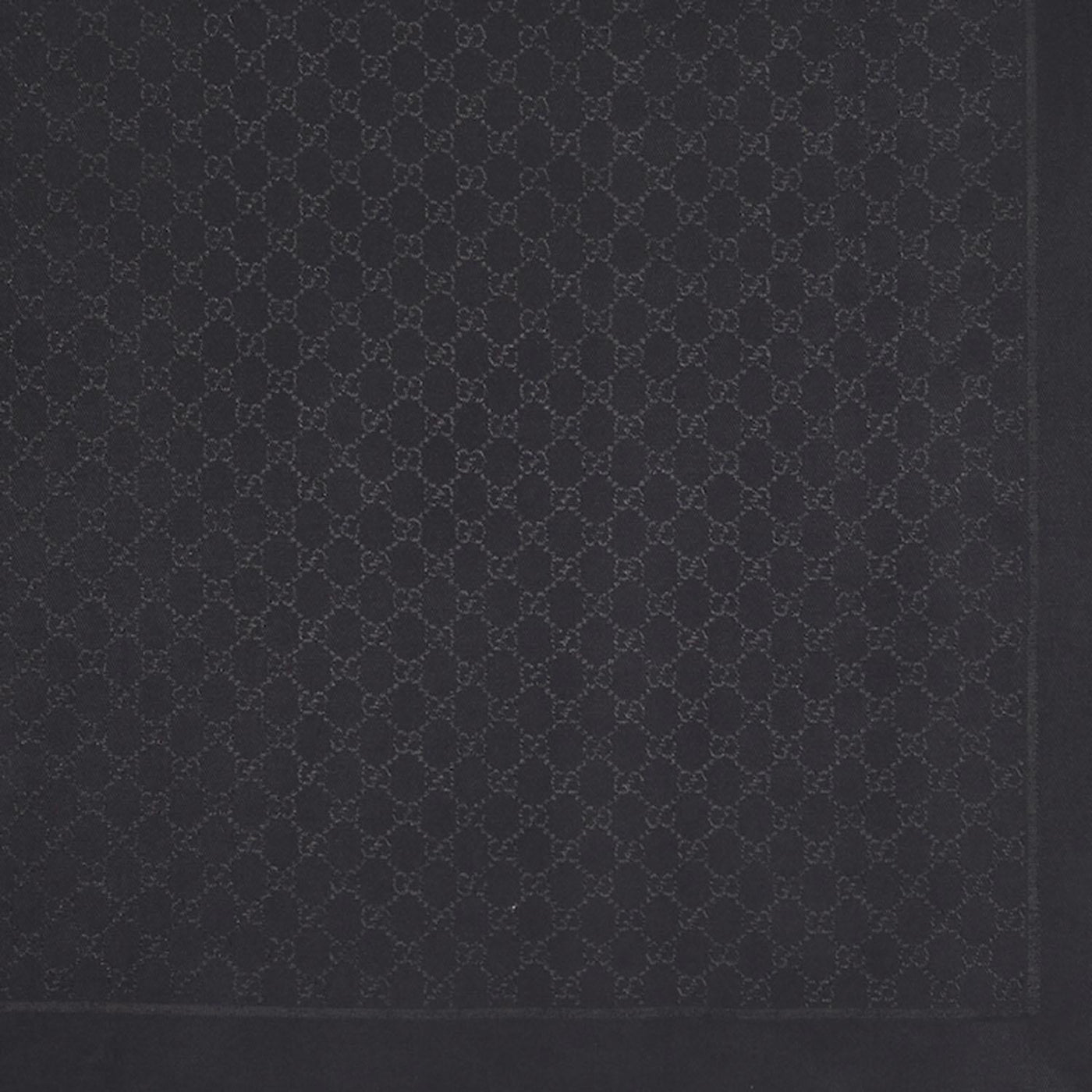 Gucci Wool And Silk Gg Lamé Shawl — Black Shawls