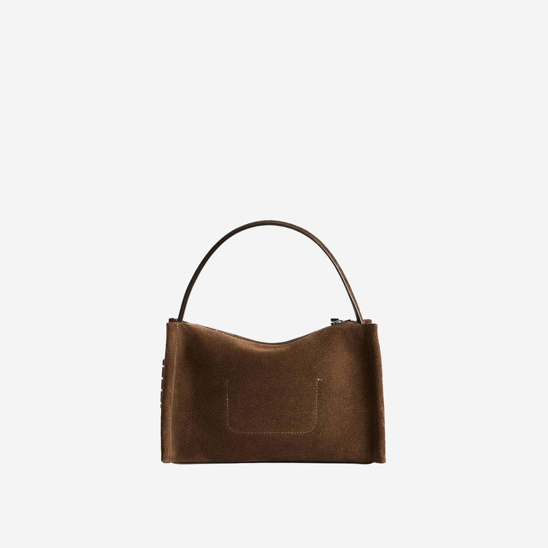 Jw Anderson Suede Loafer-Inspired Shoulder Bag — Brown