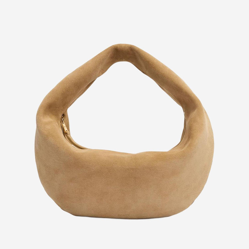 Khaite Olivia Hobo Bag — Beige Baby Calfskin Leather