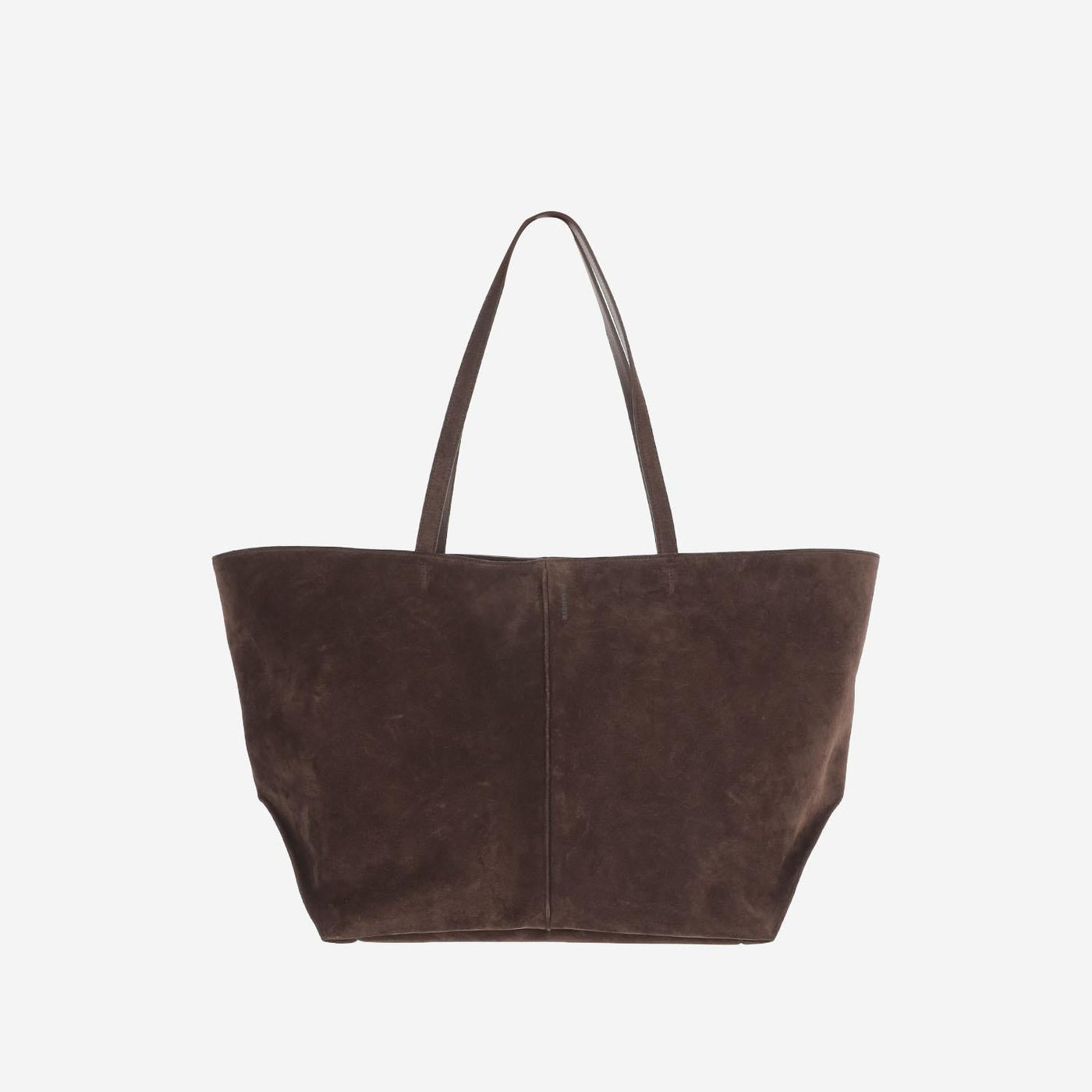 Jil Sander Suede Tote Bag — Brown