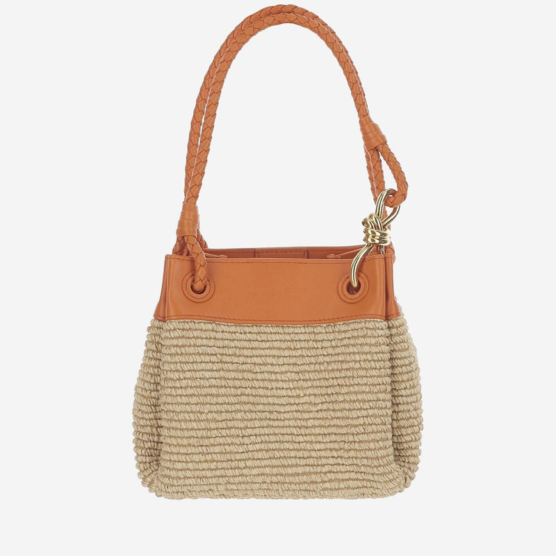Bottega Veneta Parachute Shoulder Bag — Beige Nylon