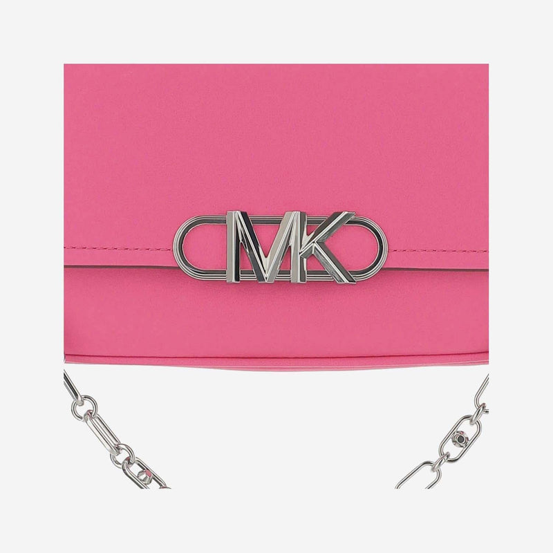 Michael Kors Calfskin Leather Shoulder Bag — Pink