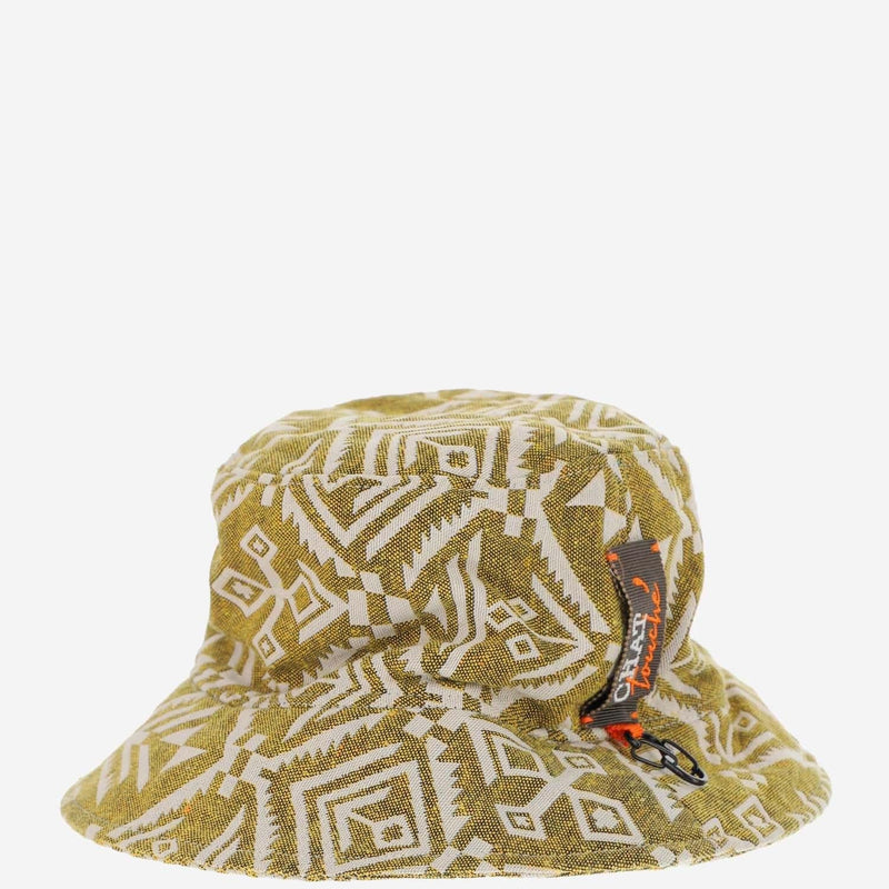 Chat Touché Cairo Bucket Hat — Yellow Cotton