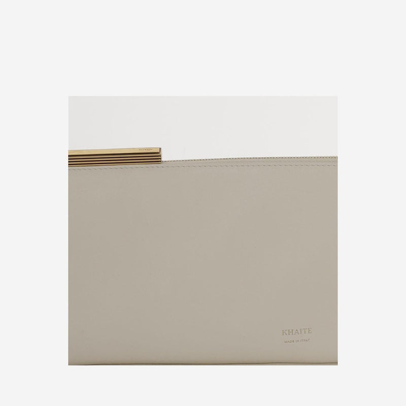 Khaite Lori Shoulder Bag — Ivory Calfskin
