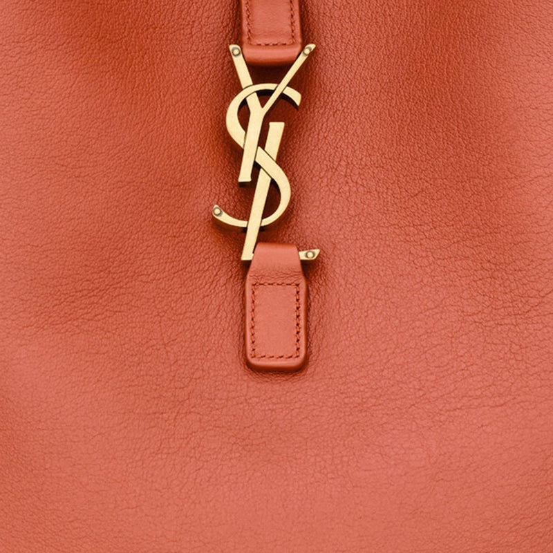 Saint Laurent Shoulder Bag — Orange Leather