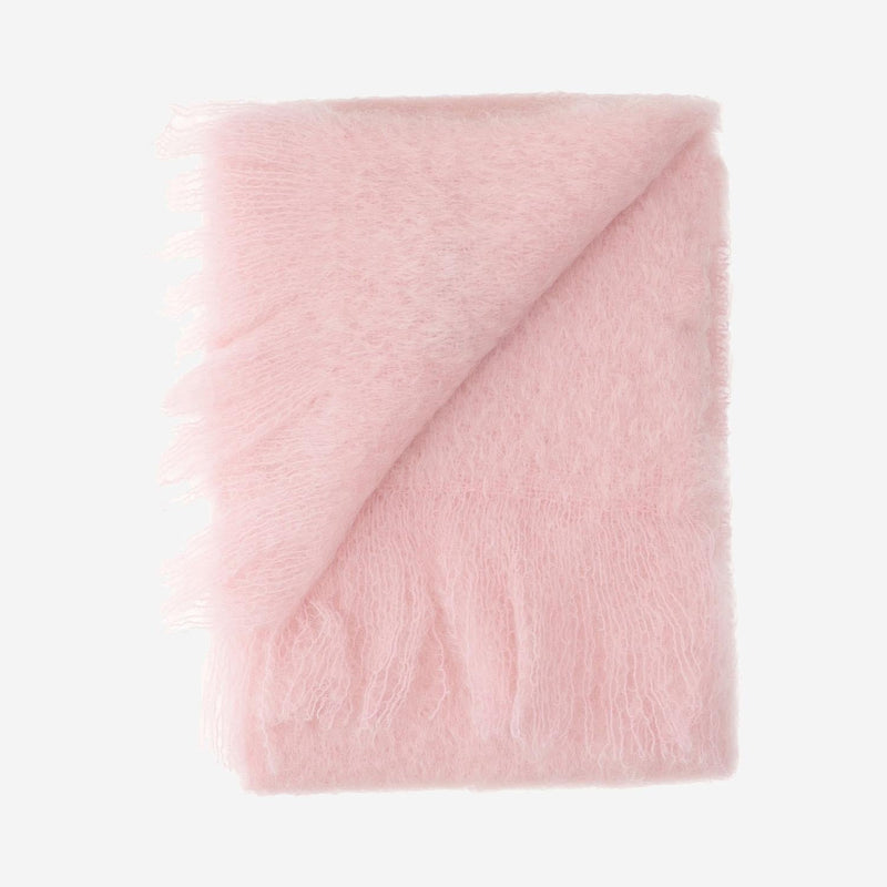 Jil Sander Mohair-Blend Scarf — Pink Scarfs