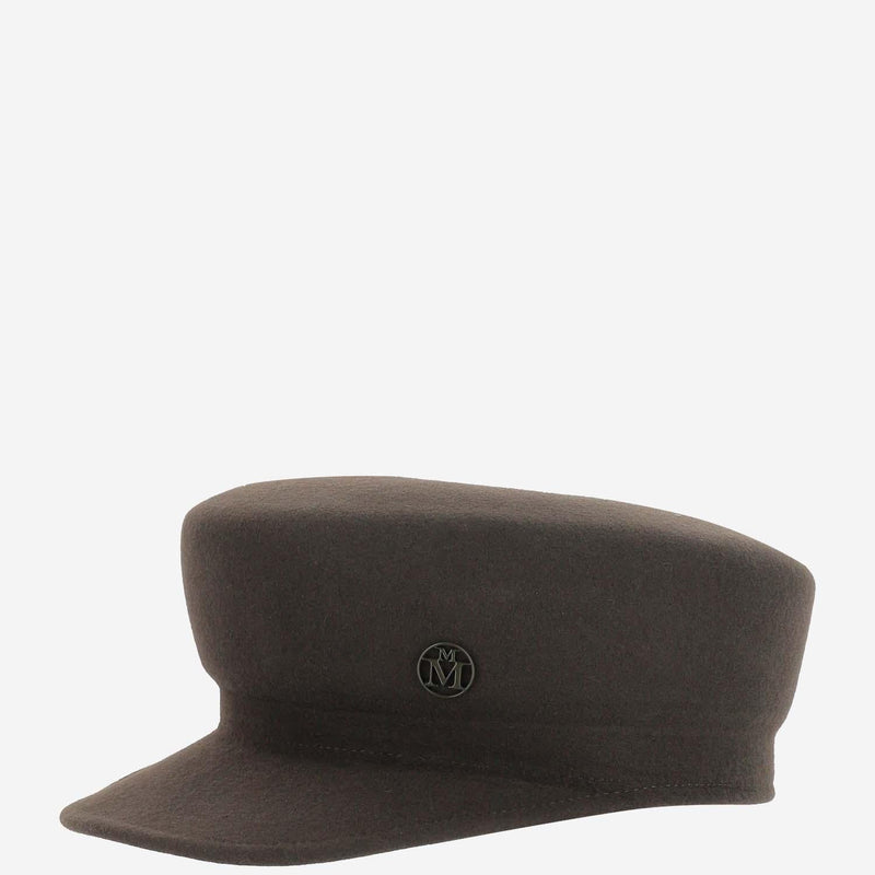 Maison Michel 1108052003 Bucket Hat — Gray Rabbit Felt