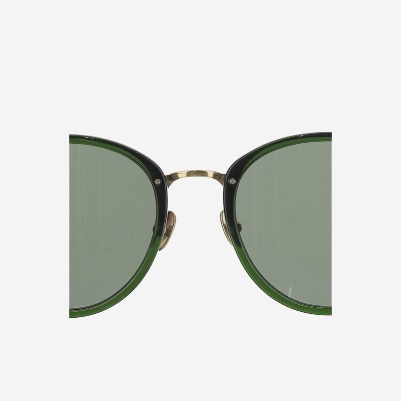 Linda Farrow Lfl251c100sun Sunglasses — Green Acetate