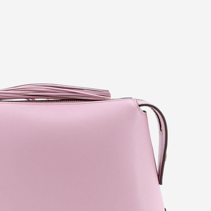 Pinko Leather With Logo Beauty Case — Pink Wallet