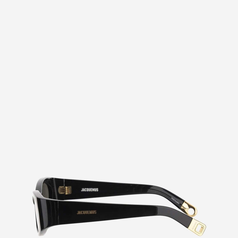 Jacquemus Jac4c1sun Sunglasses — Black Nylon
